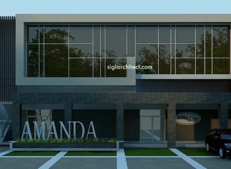 Desain Perkantoran Minimalis 2 Lantai, Arsitektur Modern