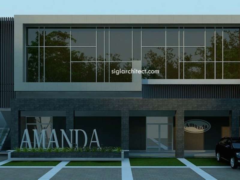 Desain Perkantoran Minimalis 2 Lantai, Arsitektur Modern