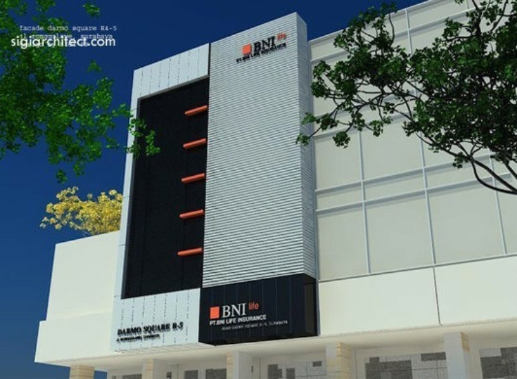 Desain Ruko-Fasad Rumah Kantor Minimalis Modern