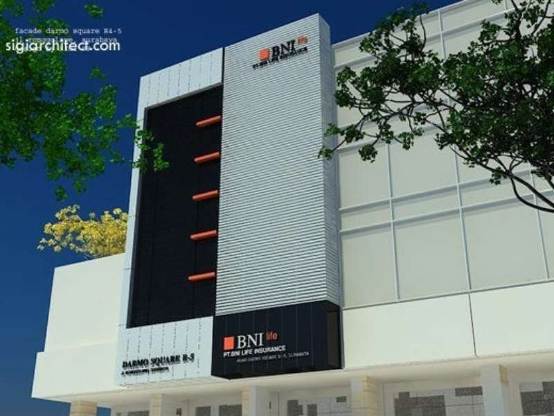 Desain Ruko-Fasad Rumah Kantor Minimalis Modern