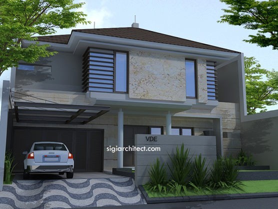 Fasad Rumah Tropis Minimalis 2