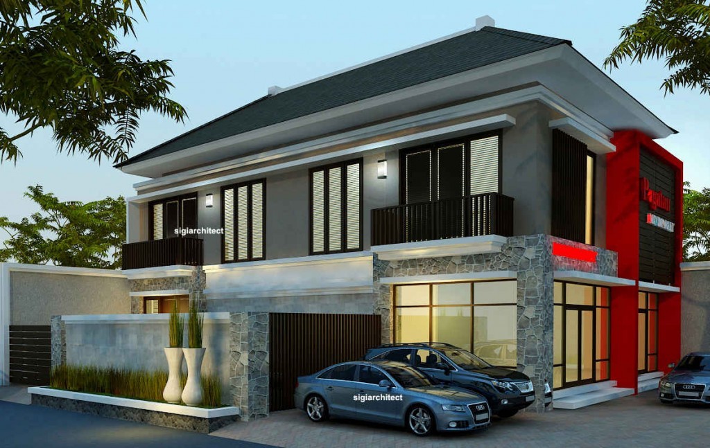 desain rumah tropis minimalis 3