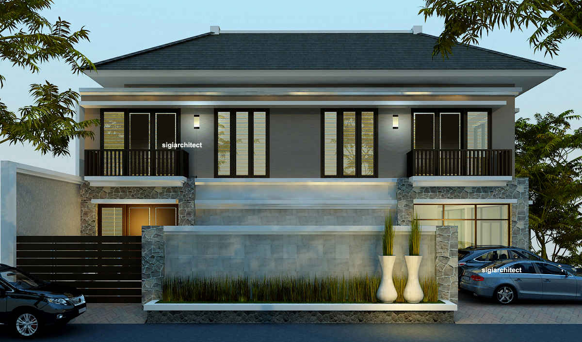 desain rumah tropis minimalis 4