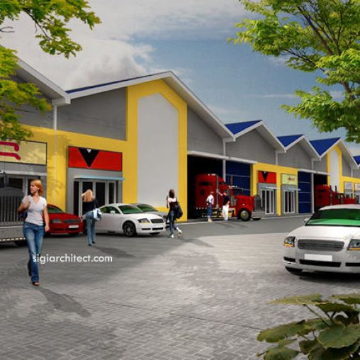 Desain Pergudangan Modern | Arsitektur & Siteplan
