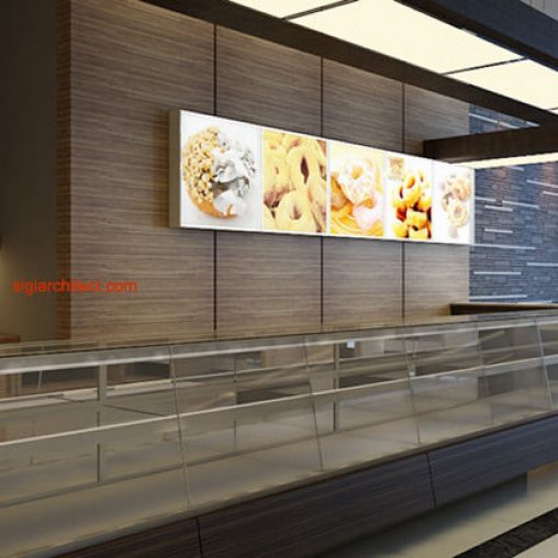 Desain Toko Roti & Cafe | Interior Minimalis