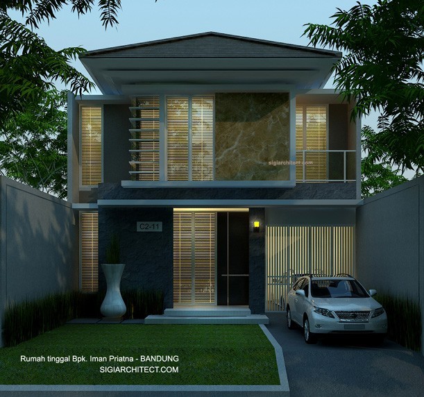 Model rumah 2 lantai