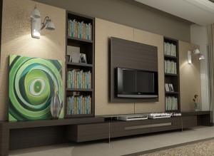 Denah Rumah Modern 2 Lantai, Desain Fasad Tropis Minimalis