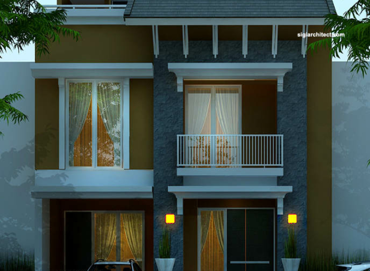 Denah Rumah Kost 3 Lantai | Fasad Rumah 2 Lantai