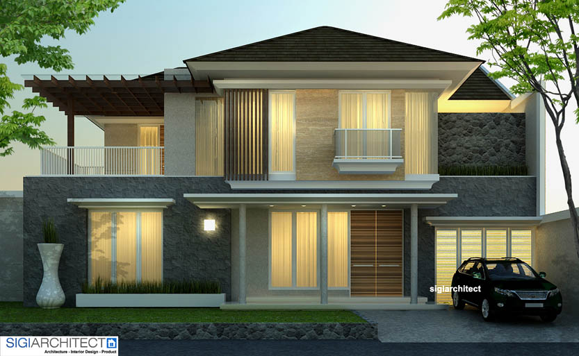 desain villa minimalis 2