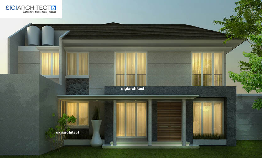 desain villa minimalis 3