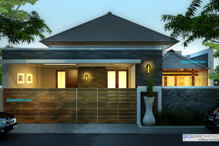 Rumah Modern Minimalis 200M2 Tropis