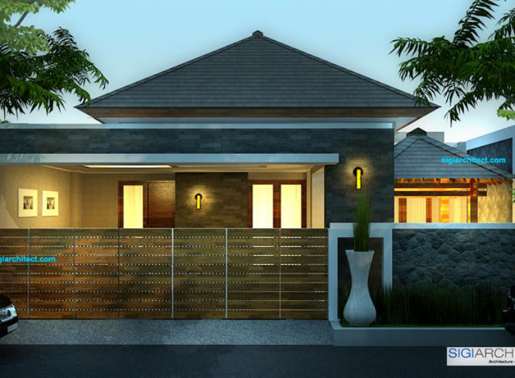 Rumah Modern Minimalis 200M2 Tropis