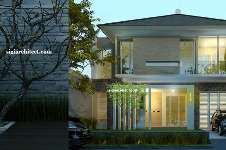 Desain Rumah Mewah 2 Lantai | Modern Tropis Minimalis