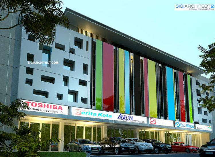 Desain Ruko 3 Lantai Minimalis Modern | Denah dan Tampak