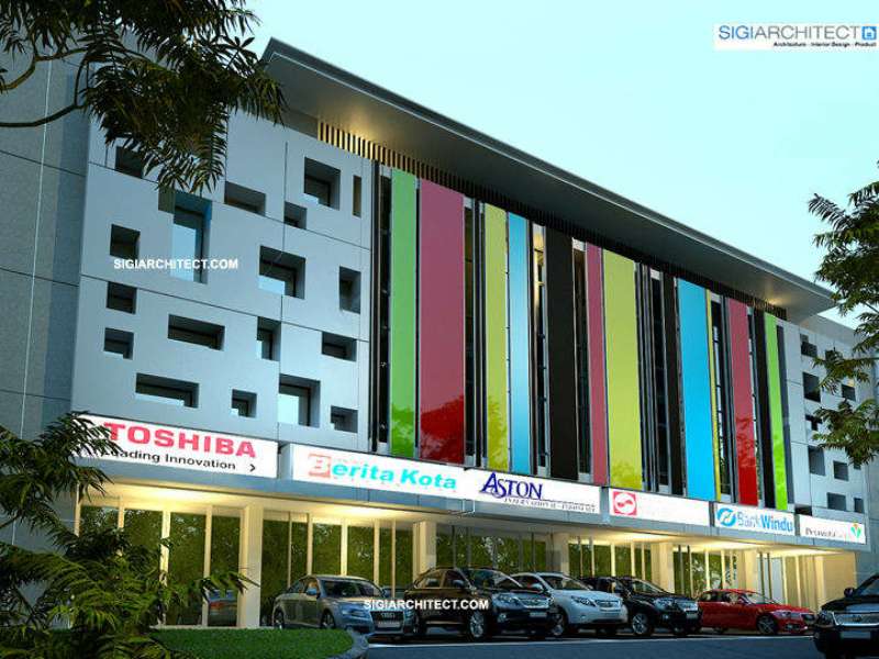 Desain Ruko 3 Lantai Minimalis Modern | Denah dan Tampak