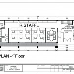 denah bangunan kantor 2 lantai