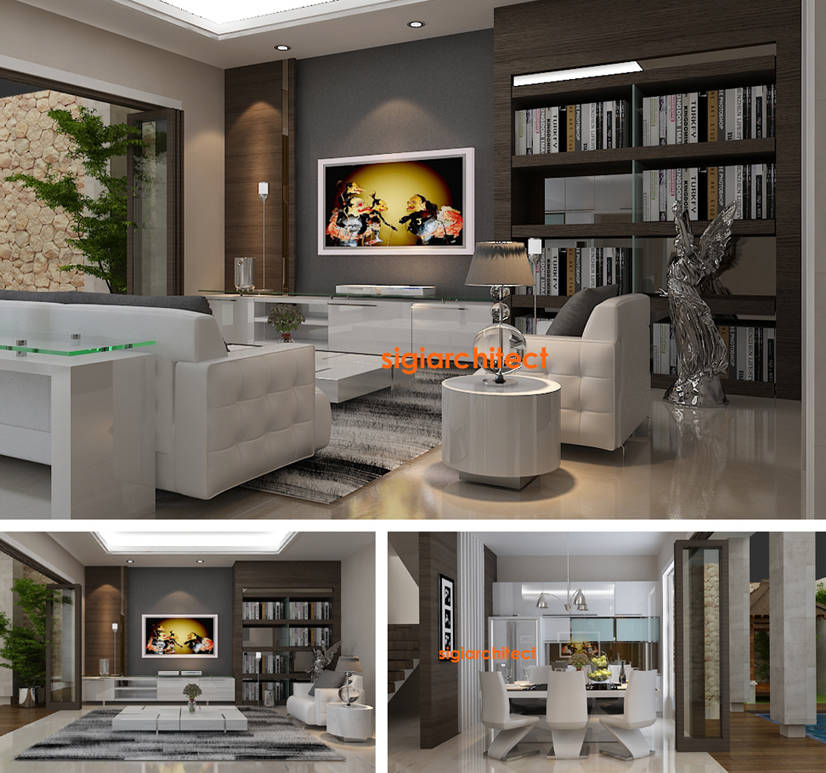 Desain Interior Villa Tropis