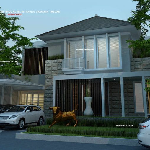 Desain Rumah Type 500 M2 Modern Minimalis 2 Lantai