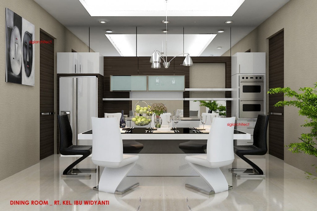 jasa arsitek desain rumah tropis _interior dining room