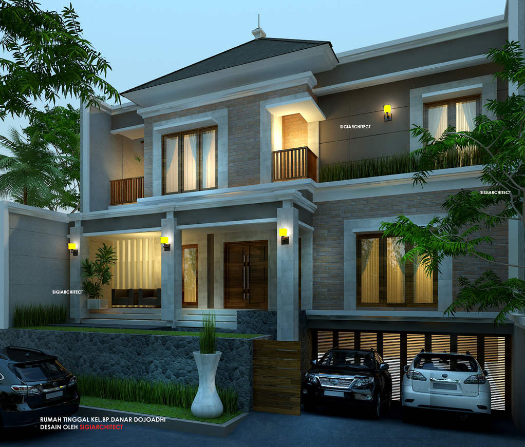 DESAIN RUMAH BALI SEMYBASEMENT 2