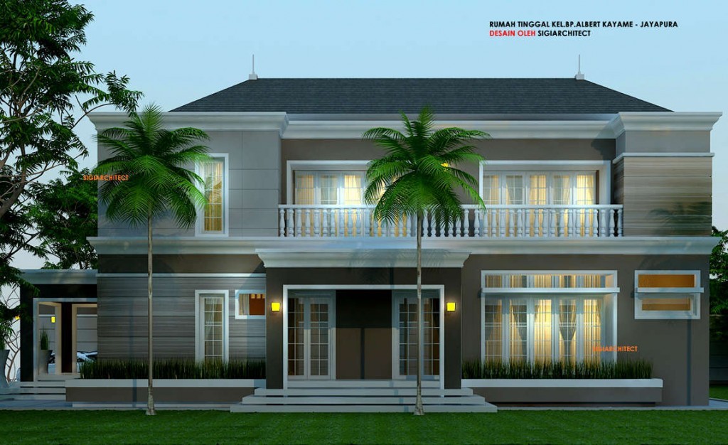 DESAIN RUMAH KLASIK KOLONIAL _KAVLING HOOK 2