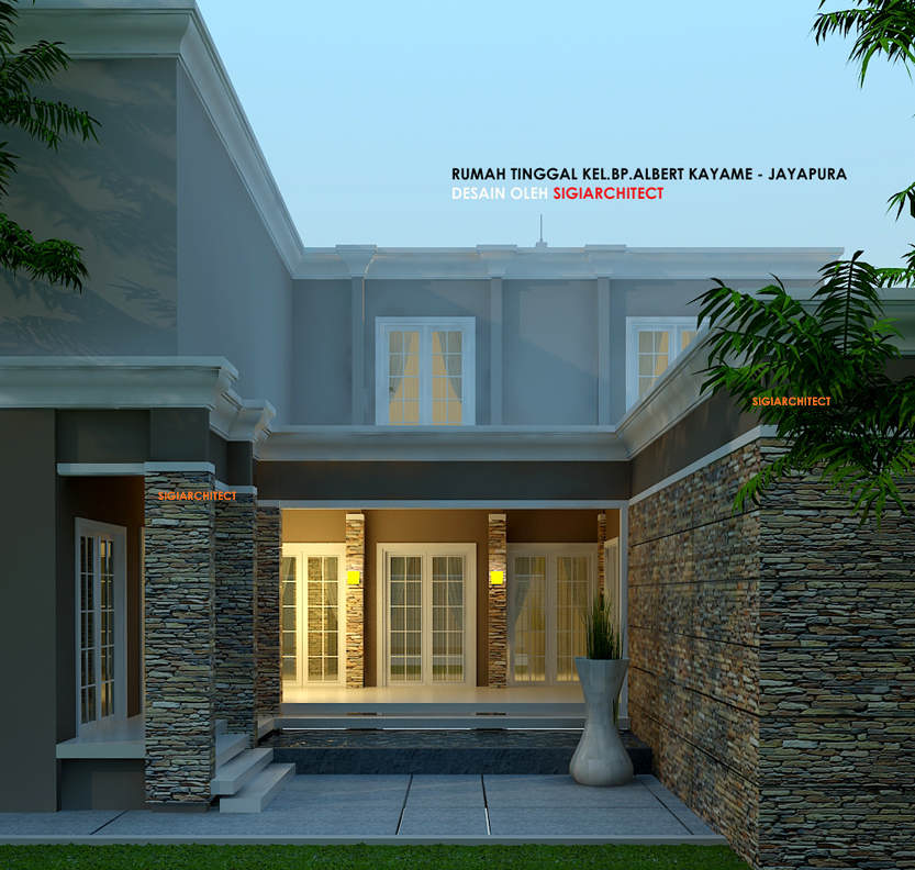 DESAIN RUMAH KLASIK KOLONIAL _KAVLING HOOK 3