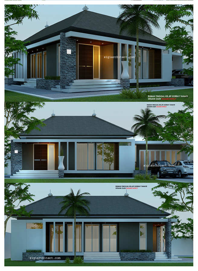 desain rumah 1 lantai_Minimalis Modern