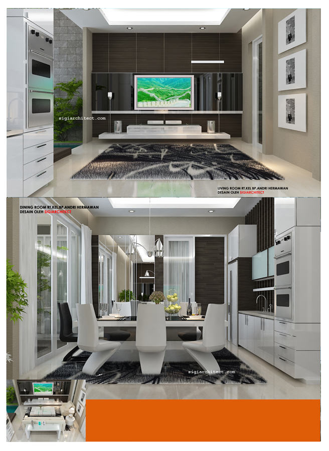 desain rumah modern minimalis 2 Lantai Bp Andri_interior