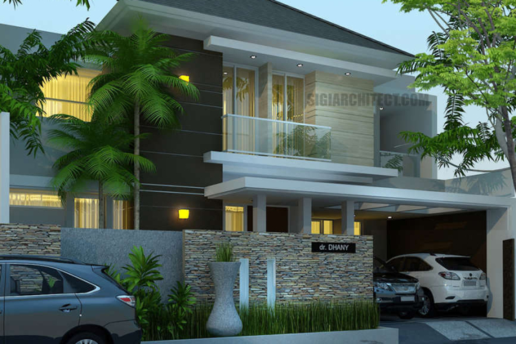 Model Rumah Mewah 2 Lantai_14 X15 M2