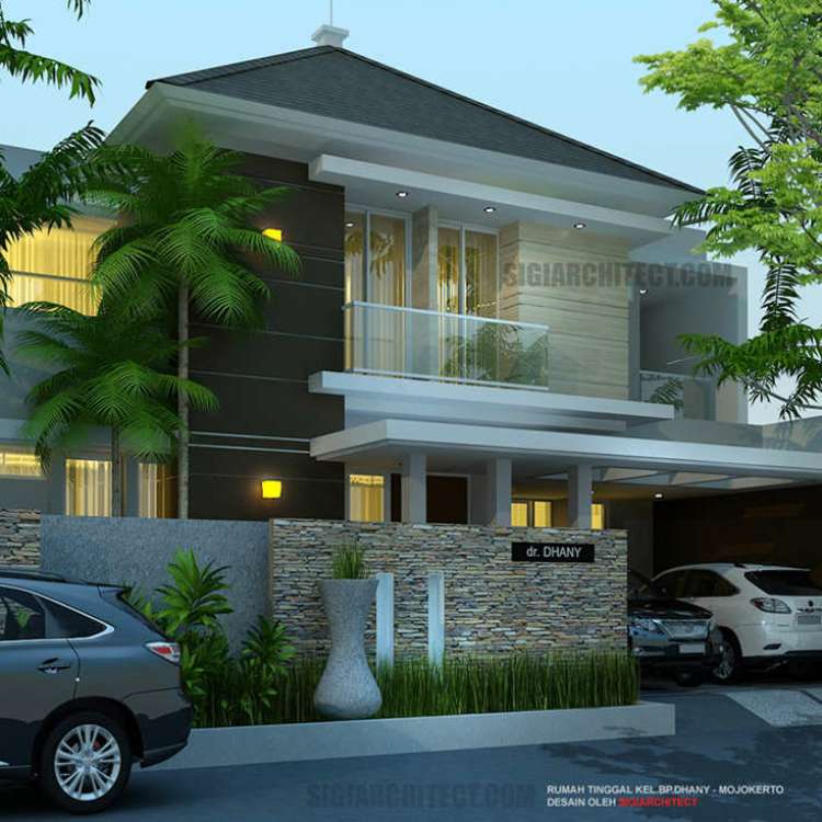 Model Rumah Mewah 2 Lantai_14 X15 M2