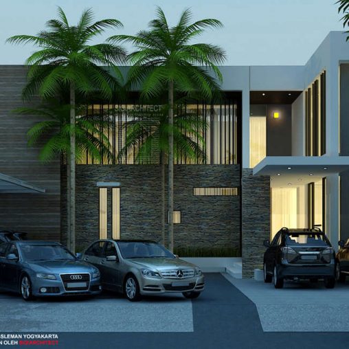 Desain Rumah Kost Ekslusif 2 Lantai, Kos Mewah Modern Minimalis