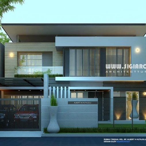 Rumah Mewah 2 lantai & Kolam Renang Privat, Desain Modern Minimalis