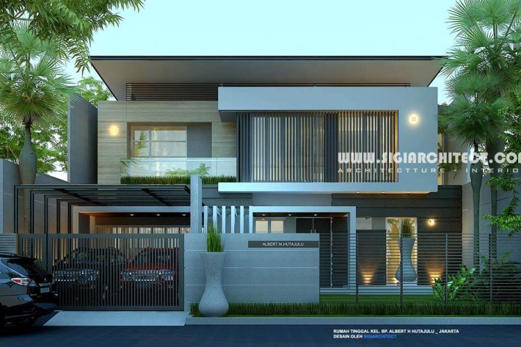 Rumah Mewah 2 lantai & Kolam Renang Privat, Desain Modern Minimalis