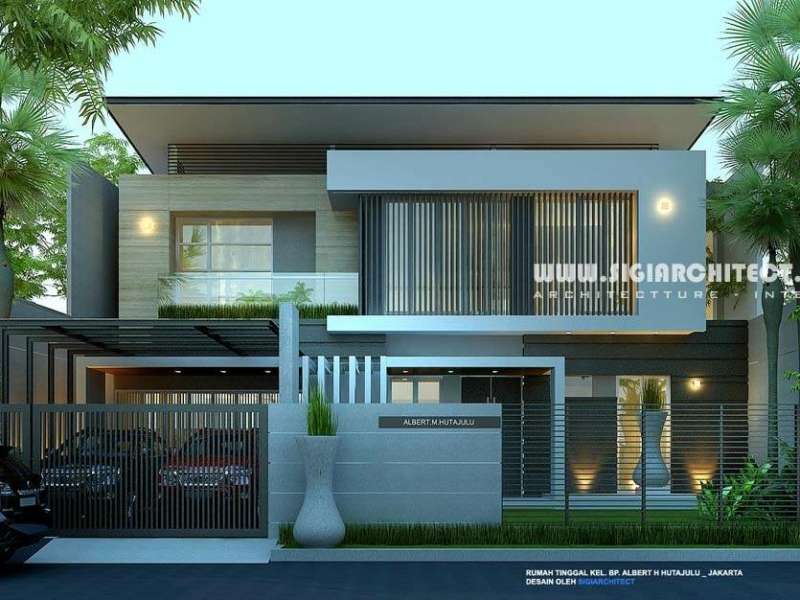 Rumah Mewah 2 lantai & Kolam Renang  Desain Minimalis