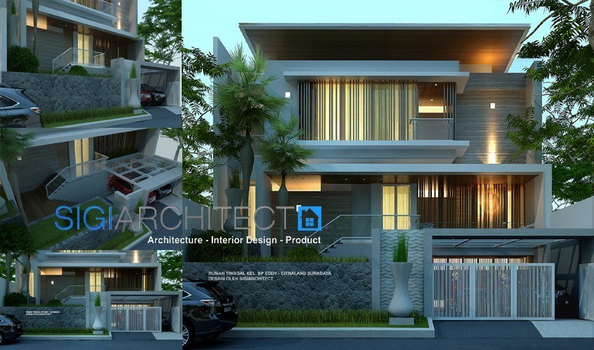 model rumah minimalis modern 3 lantai 2