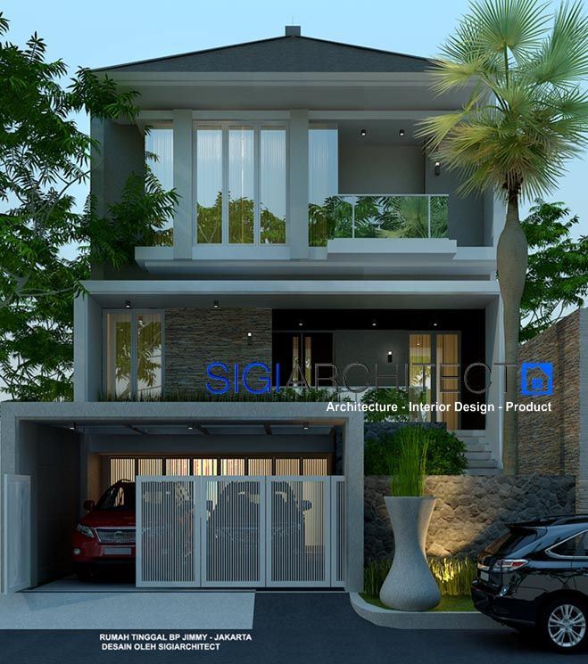 desain rumah modern minimalis 3 lantai 3