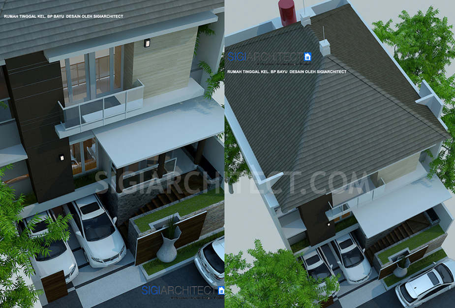 model rumah split