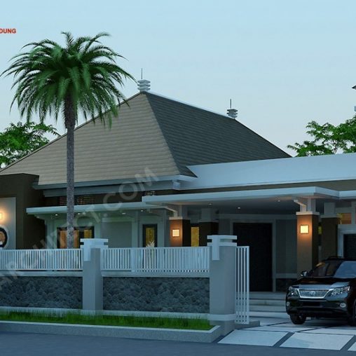 Rumah Bandung Tempo Dulu 2 Lantai & Desain Model Taman Luas