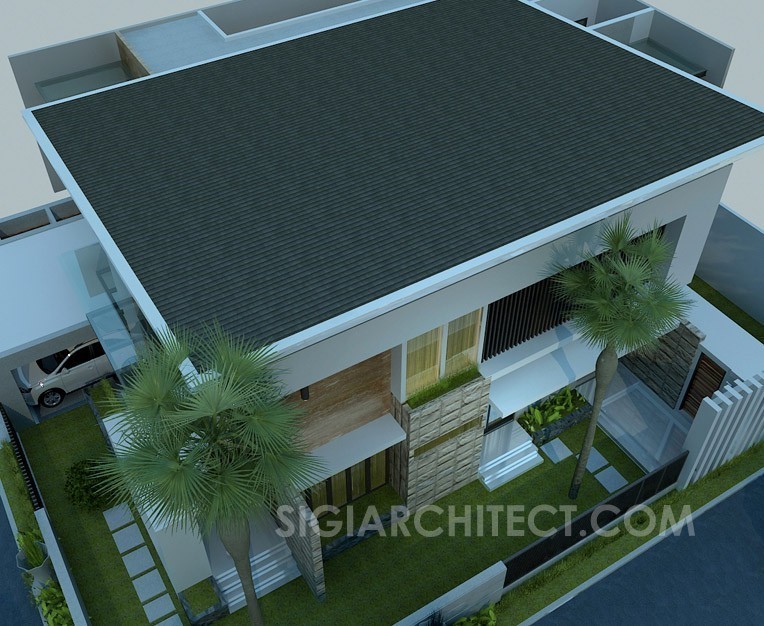 Rumah Hook Minimalis Modern 2 Lantai_ATAP