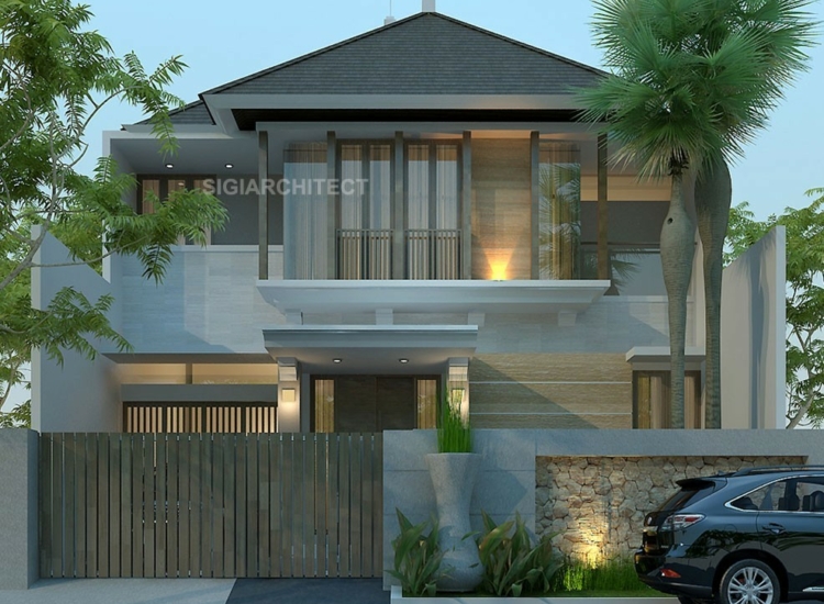 Rumah 2 Lantai Minimalis Tropis Type 350 M2 di jakarta