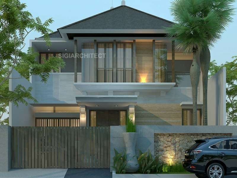 Rumah 2 Lantai Minimalis Tropis Type 350 M2 di jakarta