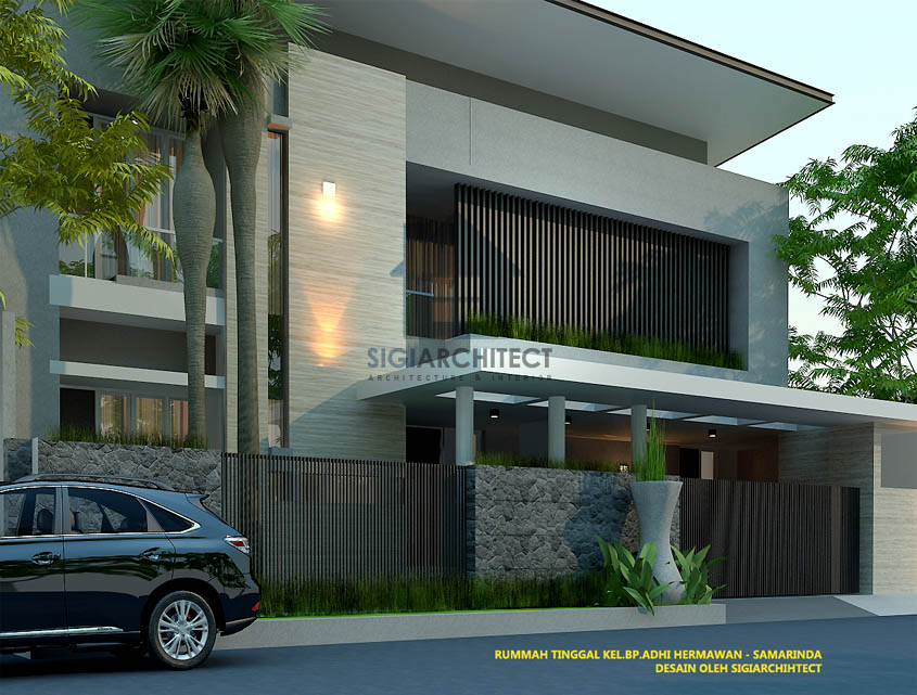 desain rumah minimalis modern 2 lantai 2020