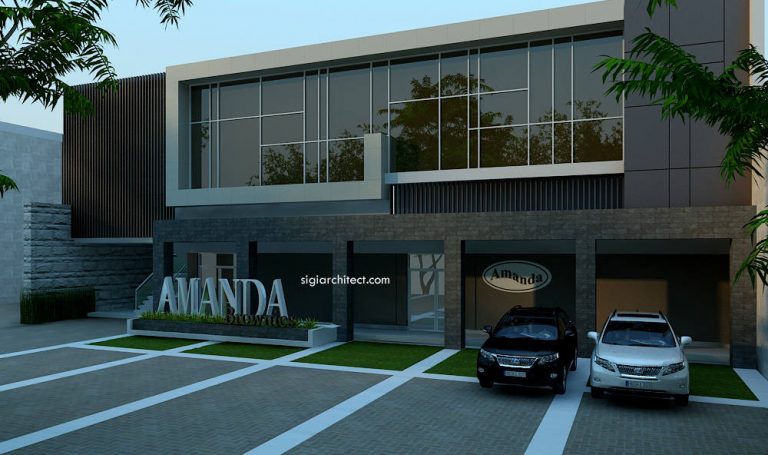 Desain Perkantoran Minimalis 2 Lantai, Arsitektur Modern