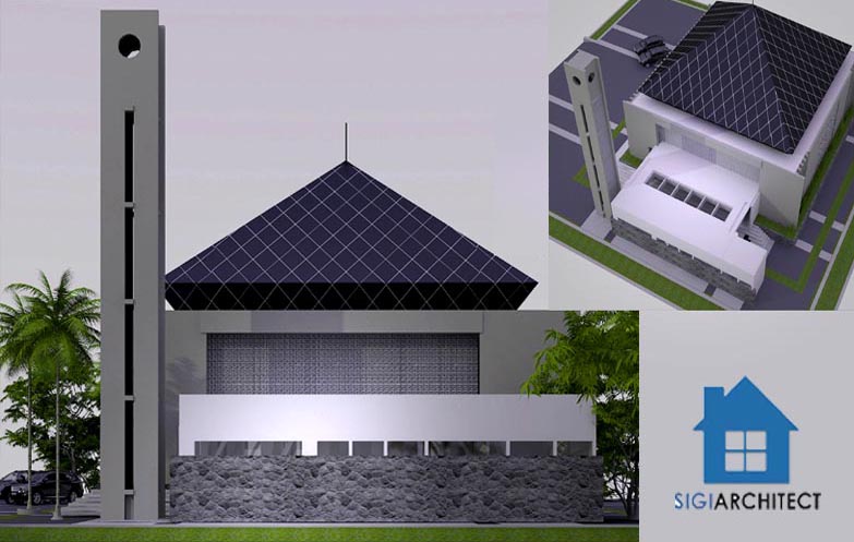 jasa arsitek desain masjid modern