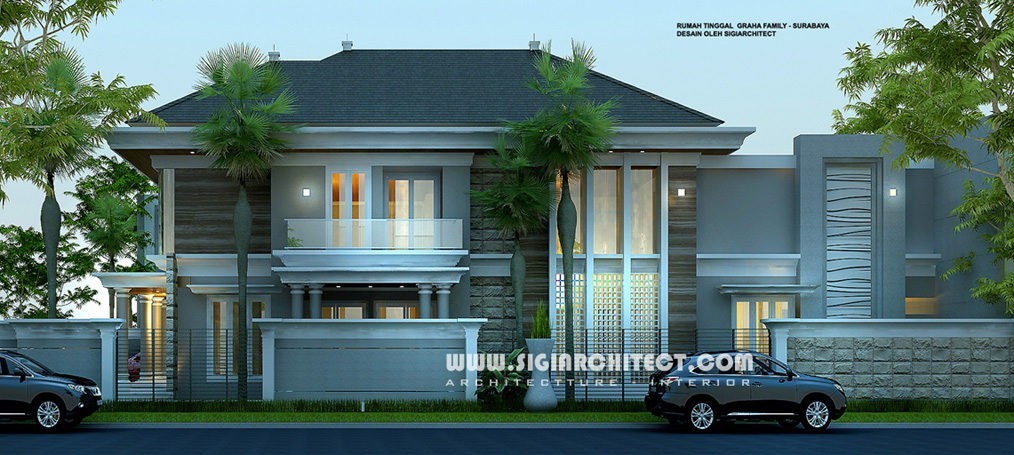 jasa arsitek surabaya desain rumah graha family surabaya