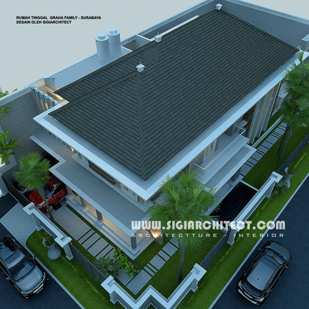 jasa arsitek desain rumah graha family surabaya 4