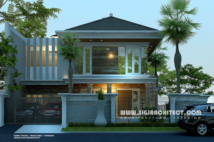 jasa arsitek desain rumah graha family surabaya 5