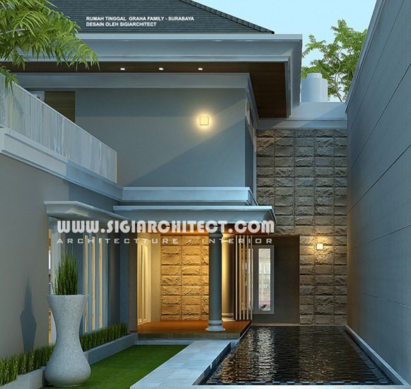 jasa arsitek desain rumah graha family surabaya 6