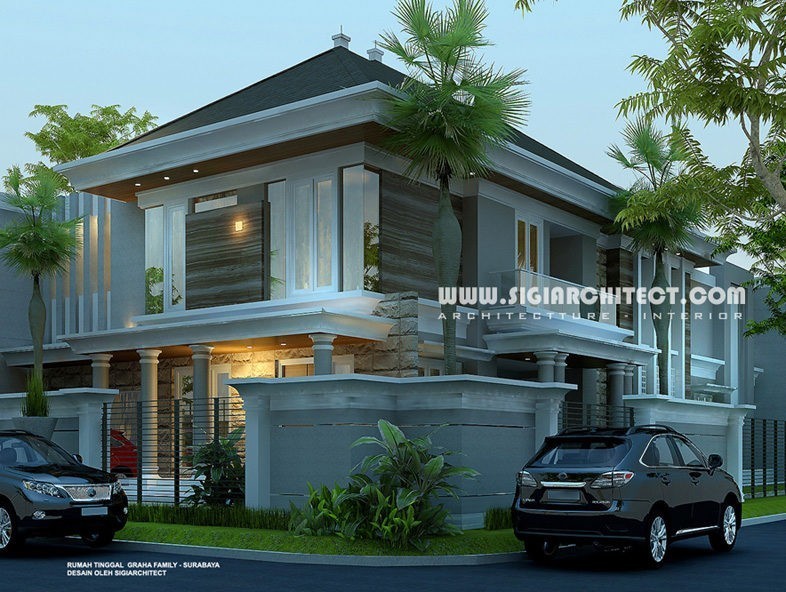 jasa arsitek desain rumah graha family surabaya