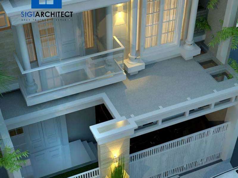 Jasa Arsitek Rumah Klasik 2 Lantai Tipe 250 M2